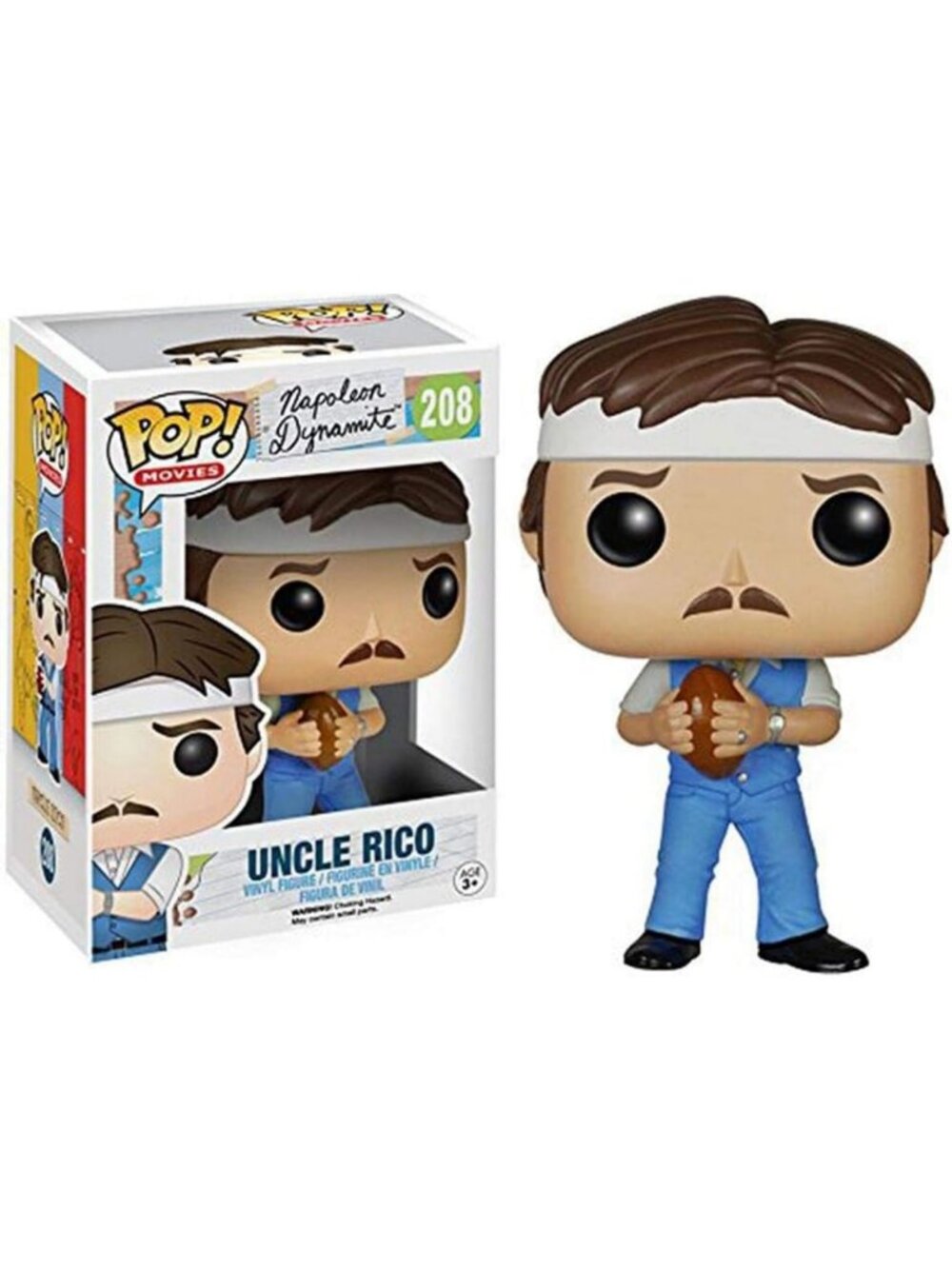 Napoleon Dynamite Uncle Rico Funko POP Action Figure - Collectible Toy for Fans